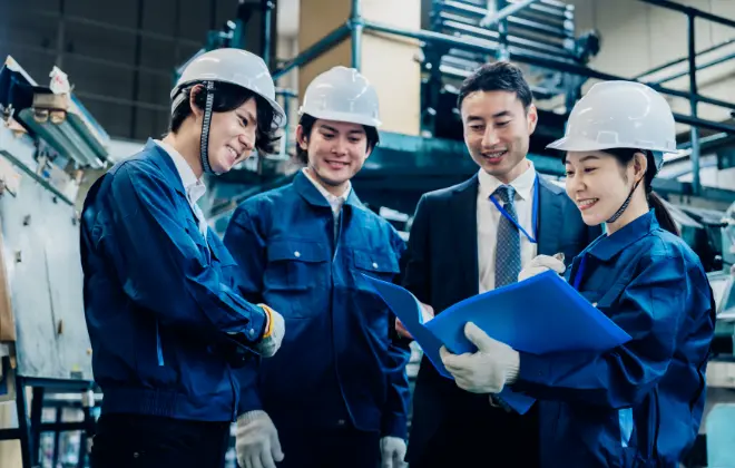 「仲間と協力して仕事ができる環境」